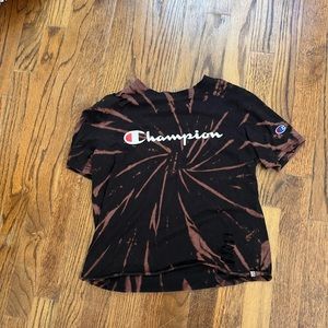 Bleach Dye Champion T-Shirt Girls XL